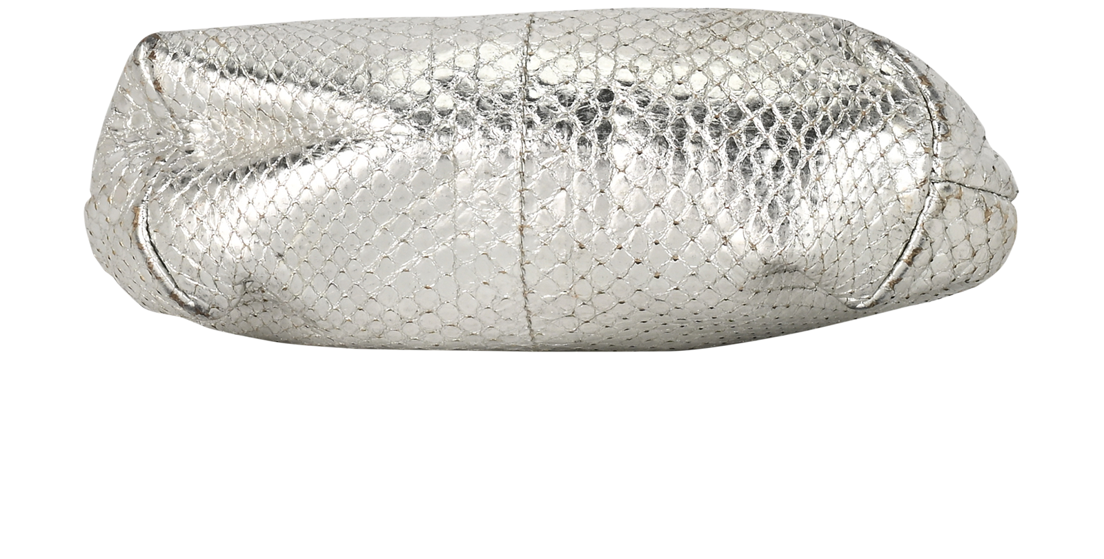 Dolce & Gabbana Embossed Kiss-Lock Coin Purse, &pound;80, Accessories, Silver, Leather, Top view